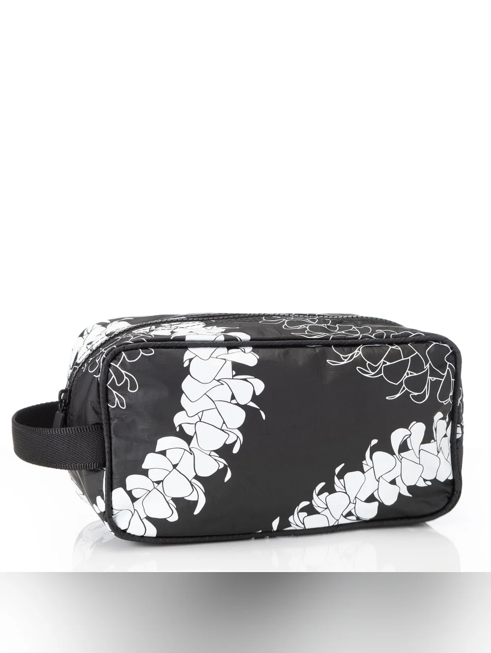 ALOHA Collection Dopp Kit in Puakenikeni White on Black (NWT) - Picture 3 of 6